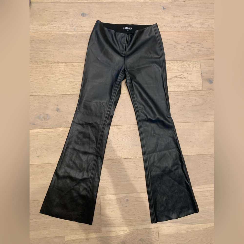 Used Large I.AM.GIA faux-leather trousers